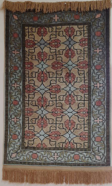 Bukhara silk carpet